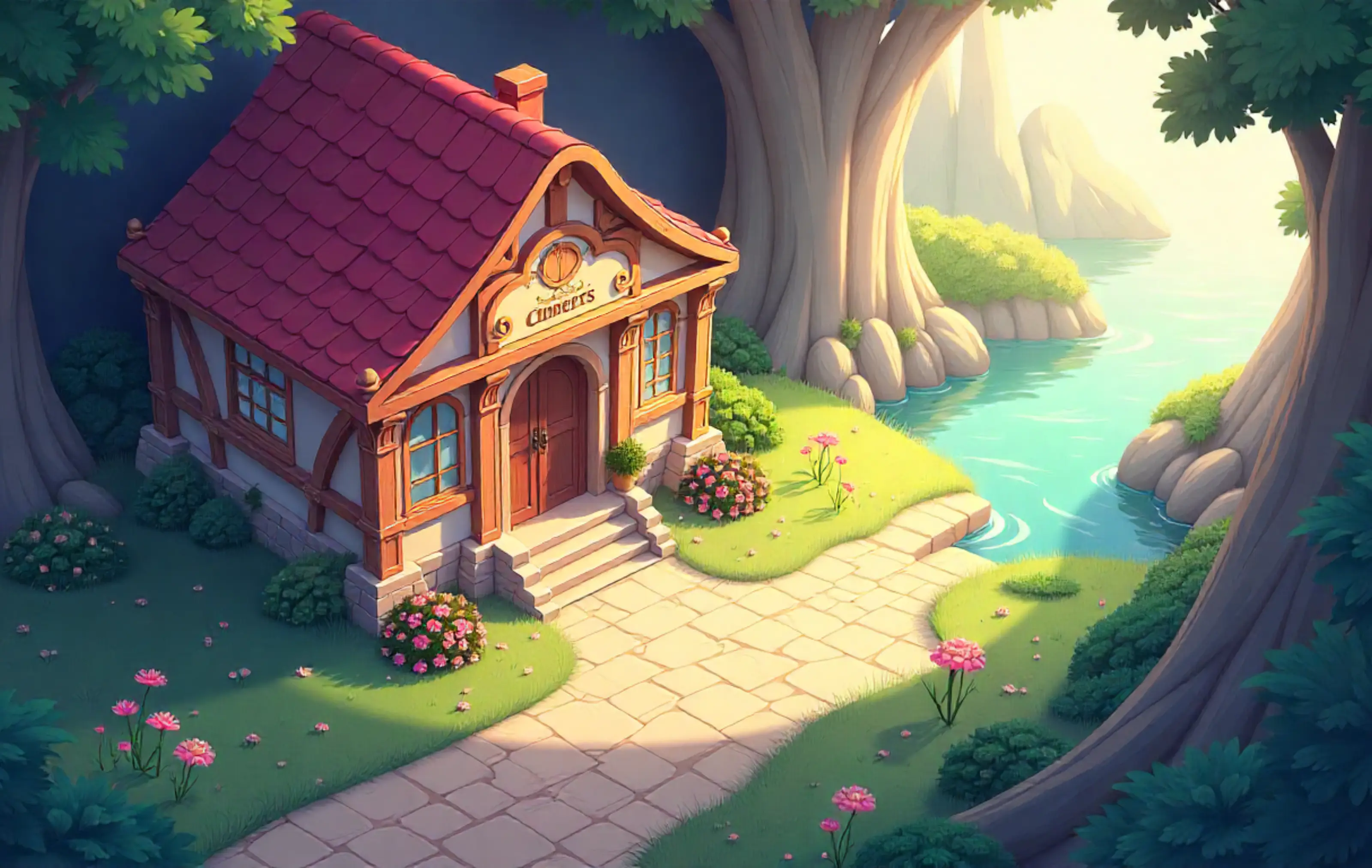 A street with new urban construction and utility work